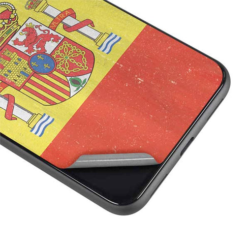 Spain Flag Distressed Google Pixel 4 XL Skin
